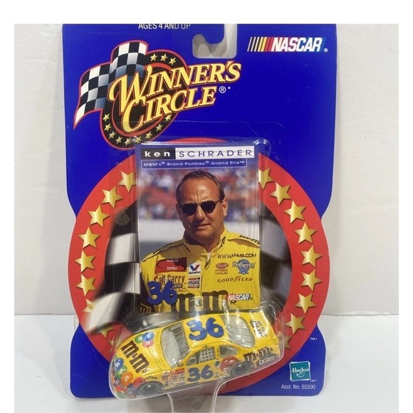 Winner's Circle Other - Ken Schrader 36 m&m's Yellow Winner's Circle Diecast New